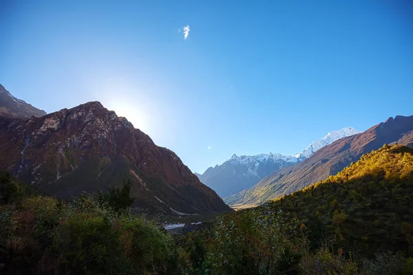 히말라야 산맥의 아름다운 — 스톡 사진