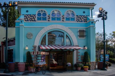 Orlando, Florida. 29 Ekim 2019. Seaworld 1 'deki Renkli Özel Ev