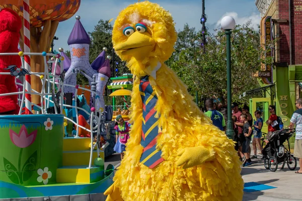 Orlando Florida Oktober 2019 Top Uitzicht Big Bird Sesame Street — Stockfoto