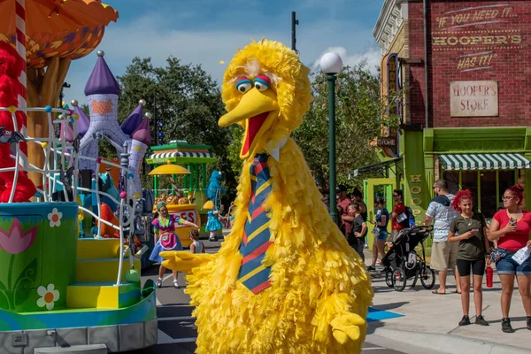 Orlando Florida Oktober 2019 Top Uitzicht Big Bird Sesame Street — Stockfoto