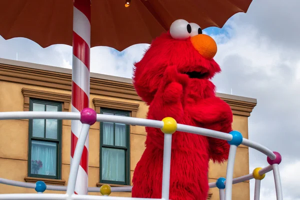 Orlando Florida November 2019 Elmo Sesamstraat Parade Seaworld — Stockfoto