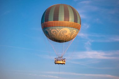 Orlando, Florida. 29 Kasım 2019. Buena Gölü Vista 1 'de uçan balon manzarası