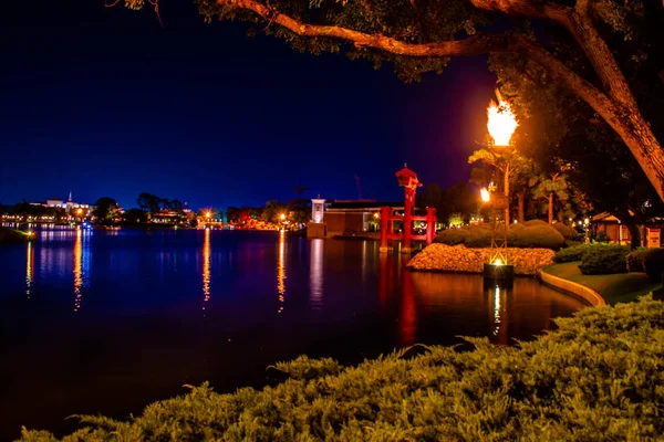 Orlando Florida Diciembre 2019 Hermosa Vista Japón Aventura Americana China —  Fotos de Stock