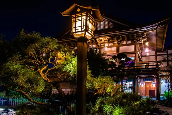 Orlando Florida Dezember 2019 Partielle Ansicht Des Japanischen Pavillons Epcot — Stockfoto