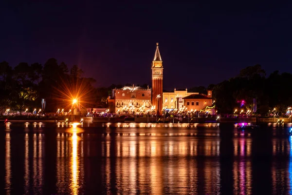 Orlando Florida Novembro 2019 Bela Vista Itália Pavilhão Epcot — Fotografia de Stock