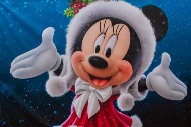 Orlando, Florida. 15 Kasım 2019. Minnie Sihirli Krallık 'ta Noel sezonunda (78)).