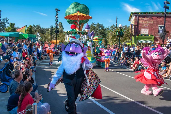 Orlando Florydzie Grudnia 2019 Hrabia Von Hrabia Rosita Świątecznej Paradzie — Zdjęcie stockowe