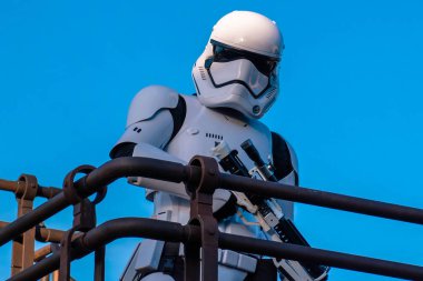 Orlando, Florida. 27 Kasım 2019. Hollywood Stüdyolarında Stormtrooper (81))