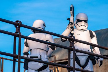 Orlando, Florida. 27 Kasım 2019. Hollywood Stüdyolarında Stormtroopers (81)).