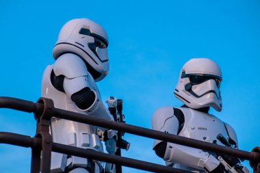Orlando, Florida. 27 Kasım 2019. Hollywood Stüdyolarında Stormtroopers (83).