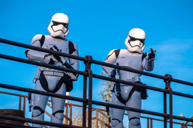 Orlando, Florida. 27 Kasım 2019. Hollywood Stüdyolarında Stormtroopers (85).