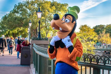 Orlando, Florida. 18 Aralık 2019. Epcot 'ta Güzel Çatlak (61))