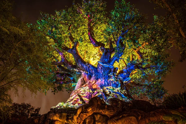 Orlando Florida Diciembre 2019 Despertares Del Árbol Vida Navidad Animal — Foto de Stock