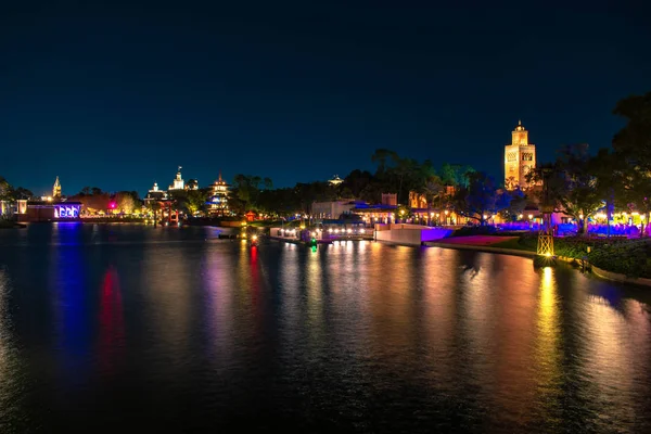 Orlando Florida December 2019 Panoramautsikt Över Marocko Japan Och American — Stockfoto