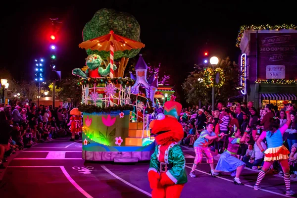Orlando Florydzie Grudnia 2019 Rosita Elmo Świątecznej Paradzie Przy Ulicy — Zdjęcie stockowe