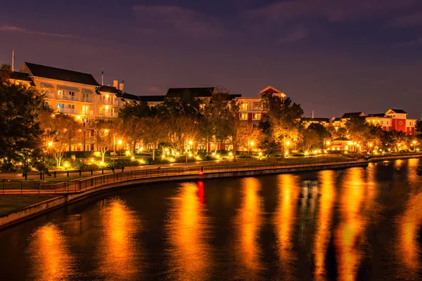 Orlando Florida Diciembre 2019 Boardwalk Resort Área Lake Buena Vista — Foto de Stock