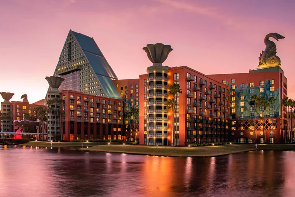 Orlando Florida Dicembre 2019 Walt Disney World Dolphin Hotel Sullo — Foto Stock