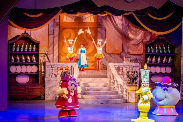 Orlando Florida Januari 2020 Beauty Beast Live Het Podium Hollywood — Stockfoto