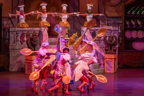 Orlando Florida January 2020 Beauty Beast Live Stage Hollywood Studios — Stock Photo, Image