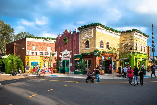 Orlando Florida Dezember 2019 Die Menschen Die Der Sesamstraße Gehen — Stockfoto