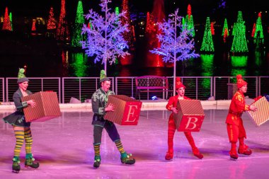 Orlando, Florida. 30 Aralık 2019. Deniz Dünyasındaki Kış Harikalar Diyarı (225)