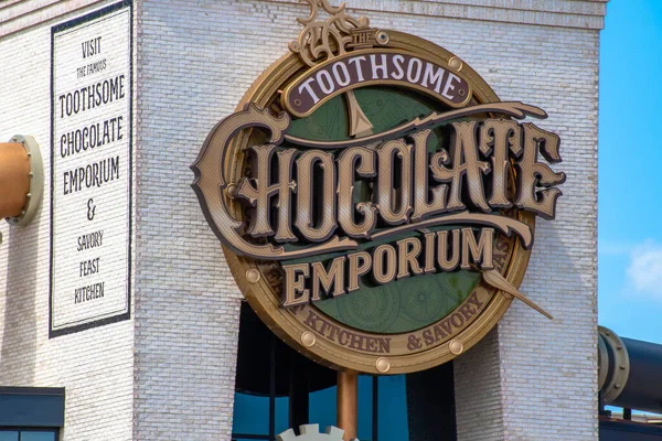 Orlando Florida 2020 Március Részleges Kilátás Chocolate Emporium Étterem Universal — Stock Fotó