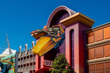 Orlando, Florida. Mart 02, 2019. Evrensel Macera Adaları 'ndaki Kızıl Kafatası kötü adamının üst görüntüsü (88)).