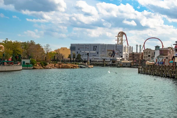 Orlando Floride Mars 2020 Vue Panoramique Sur Springfield Production Central — Photo