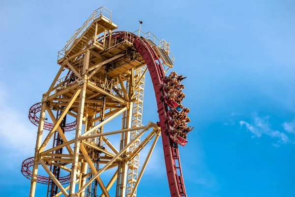 Orlando Florida March 2020 People Enjoying Hollywood Rip Ride Rockit — Stock Photo, Image