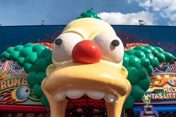 Orlando Florida Maart 2020 Top View Van Krusty Simpsons Ride — Stockfoto