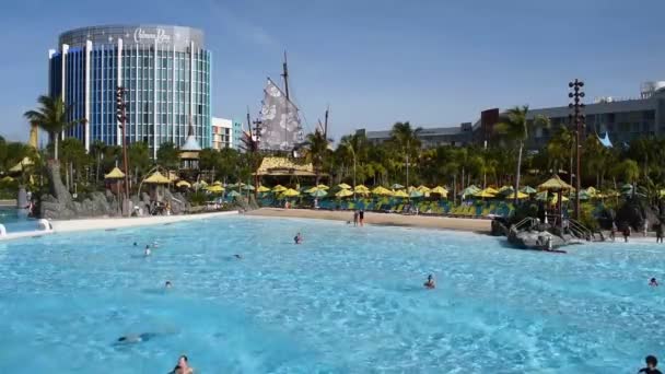 Orlando Florida Března2020 Panoramatický Výhled Záliv Cabana Pláž Waturi Lidi — Stock video