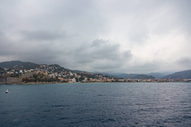 İtalya, Savona 'daki kargo limanı