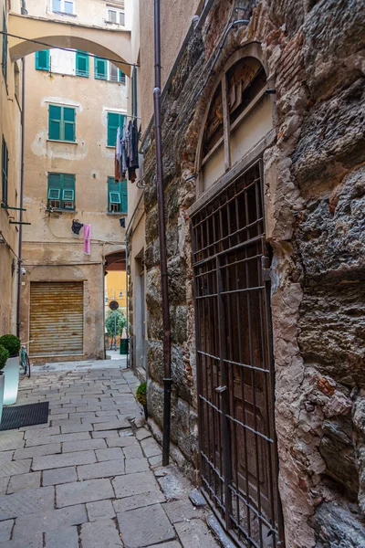 Bella Vista Vecchi Edifici Strade Nella Città Savona — Foto Stock