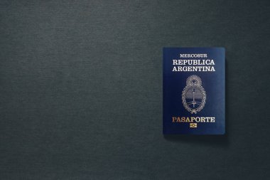 Arjantin Pasaportu fotokopi alanı - 3d Görüntü
