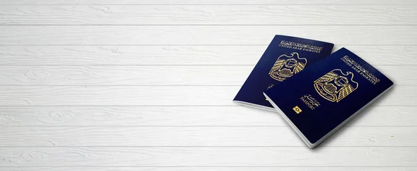Alaati Passports Wood Lines Background Banner Copy Space Illustration — 스톡 사진