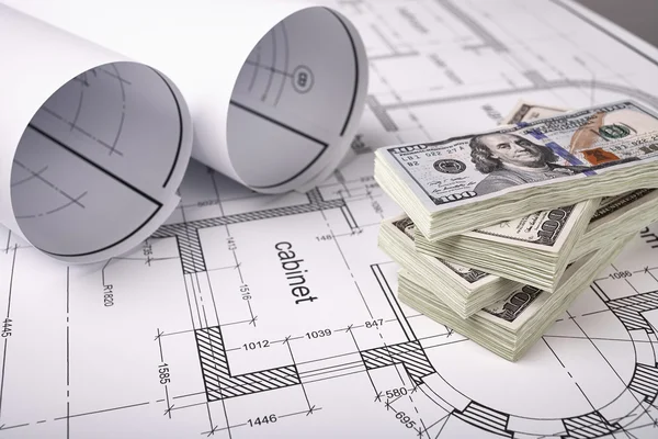Financing of construction Stock Image