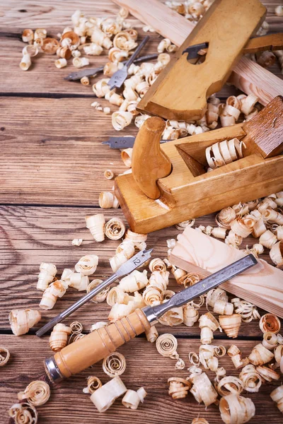 Werkzeuge für Tischlerarbeiten — Stockfoto