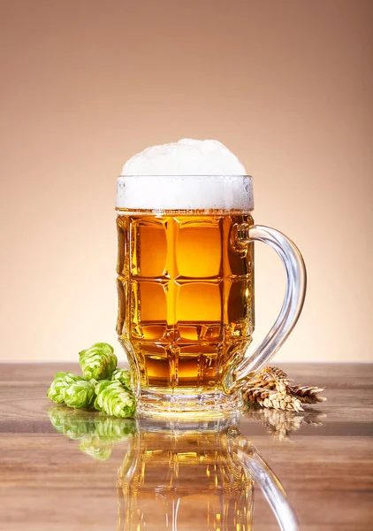 Fresh beer close up — Stock Photo, Image