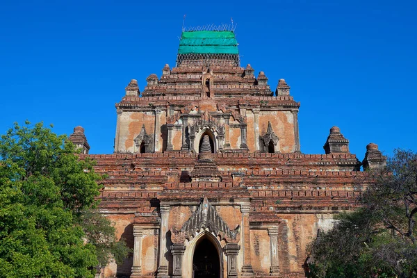 Templo Sulamani Amanecer Zona Arqueológica Bagan Myanmar Bagan Una Ciudad — Foto de Stock