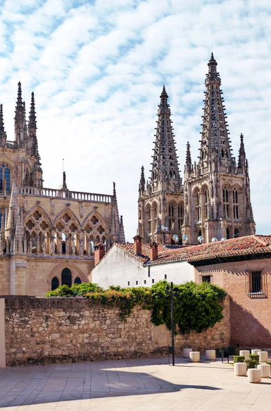 Catedral gótica de Burgos en España — Foto de Stock