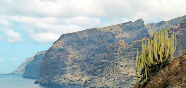 Скала Гигантов Острове Тенерифе — стоковое фото