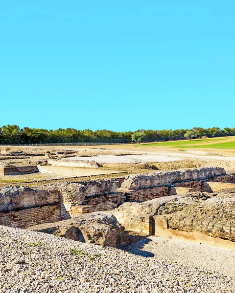 Ruinas Romanas Itálica Andalucía Día Soleado Sur España —  Fotos de Stock
