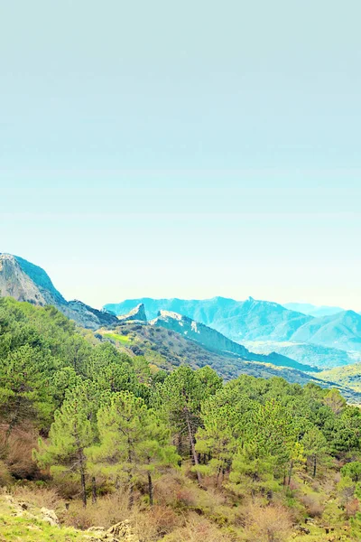 Montañas Grazalema España Día Soleado — Foto de Stock