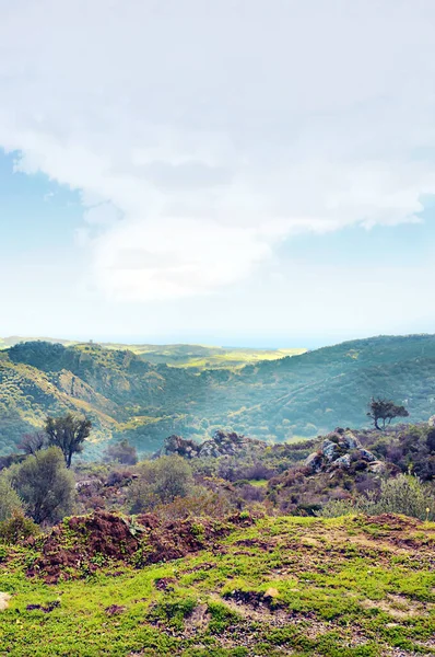 Montagna Casares Nel Sounth Della Spagna Una Giornata Sole — Foto Stock