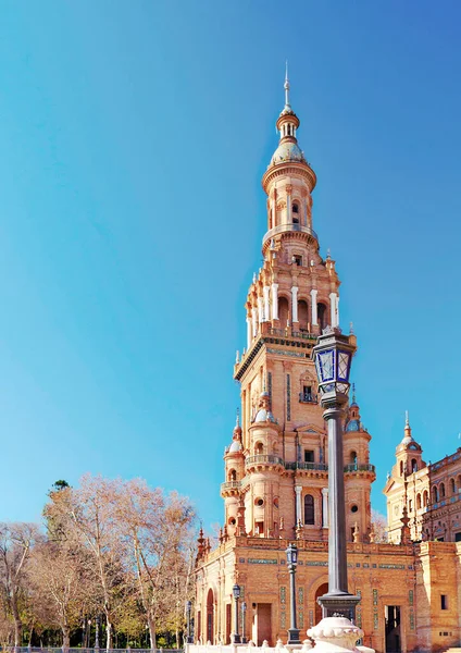 Spanya Nın Güneyinde Seville Deki Plaza Turistler Için Bir Karmaşa — Stok fotoğraf