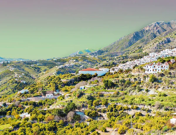 Montañas Frigiliana Andalucía Día Soleado — Foto de Stock