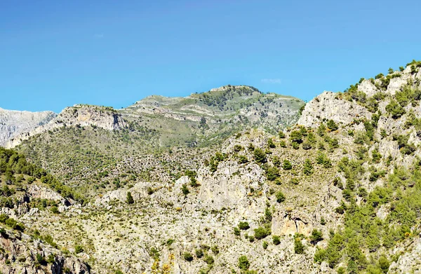 Montañas Frigiliana Andalucía Día Soleado — Foto de Stock