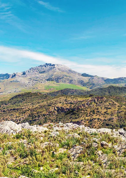 Montañas Frigiliana Andalucía Día Soleado — Foto de Stock