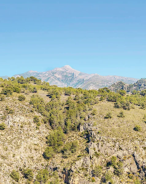 Montagne Frigiliana Andalusia Una Giornata Sole — Foto Stock