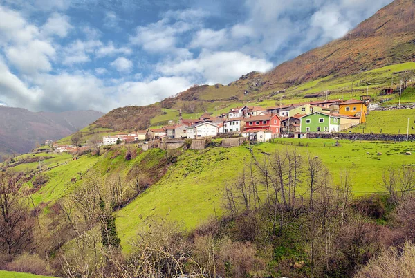 Montagne Delle Asturie Nel Nord Della Spagna Una Giornata Nuvolosa — Foto Stock